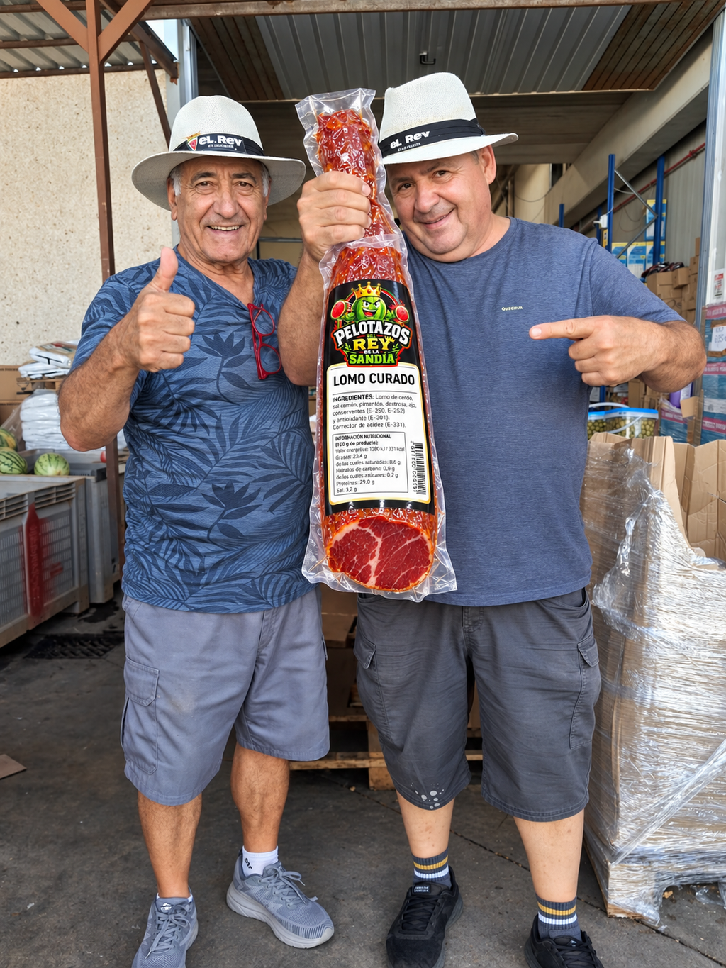 Lomo Curado Media Caña – Pelotazos del Rey de la Sandía 👑🍉