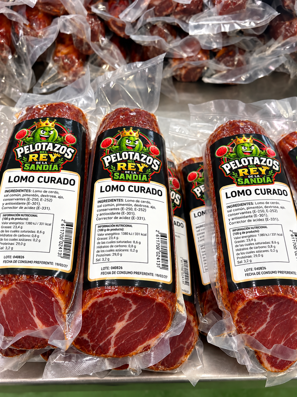 Lomo Curado Media Caña – Pelotazos del Rey de la Sandía 👑🍉