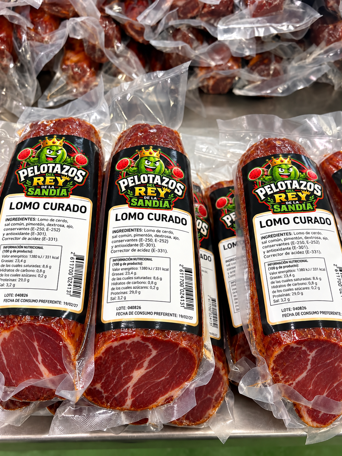 Lomo Curado Media Caña – Pelotazos del Rey de la Sandía 👑🍉