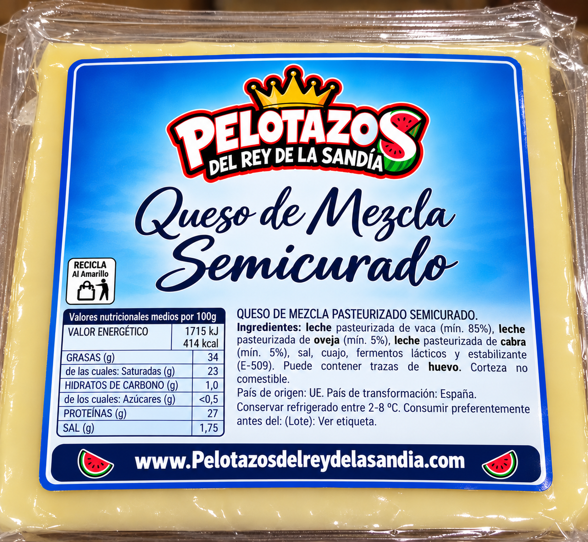 Cuña de Mezcla Semicurado – Pelotazos del Rey de la Sandía