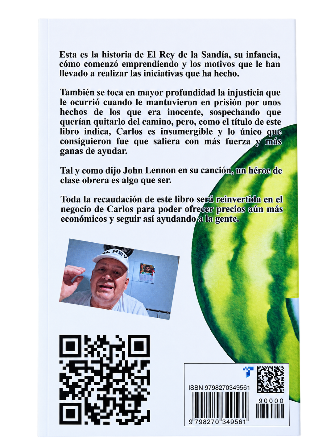 El Rey Insumergible – Libro firmado por Carlos Moreno