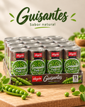 Guisantes Verdes Elagón – Pack de 15 Latas